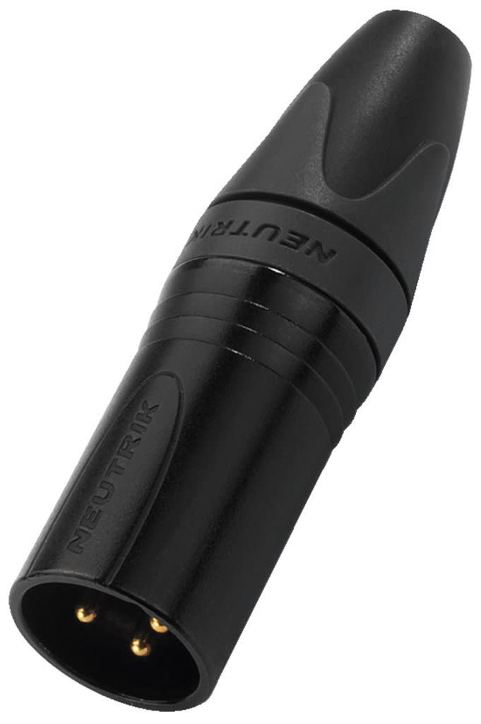 Monacor - Fiche XLR mâle, 3 pôles - NEUTRIK