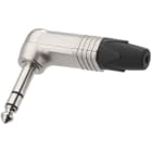 Sodel - Fiche jack 6,35 mâle stéréo, coudée - NEUTRIK