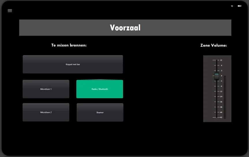 Sodel - Panneau 10" tactile mural pour matrices DA-MDM-A ou DA-MDM-D, alimentation PoE