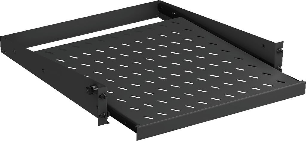 Monacor - Tablette extensible, 2U