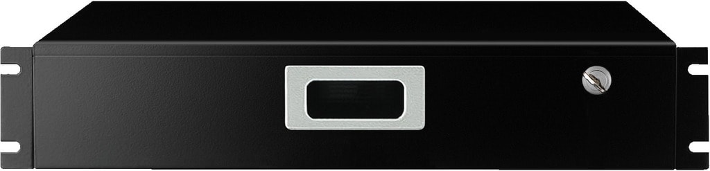 Monacor - Coffret tiroir au standard 19", 2 U