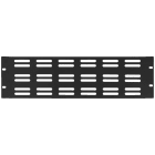 Monacor - Face avant, 3 U, avec ouïes de ventilation