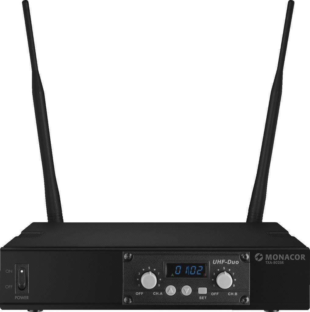 Monacor - Récepteur UHF, PLL, 16 canaux
