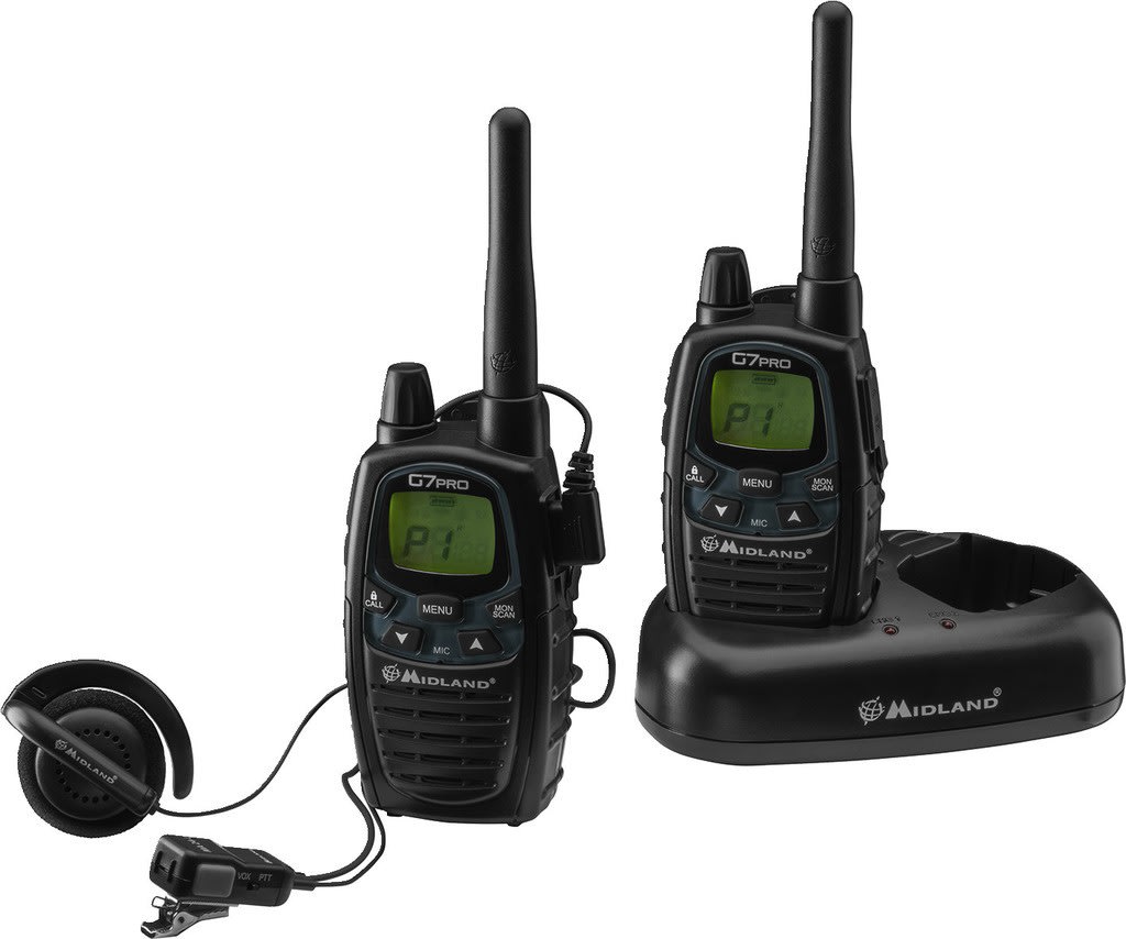 Monacor - Walkie-Talky, Dual bande, paire, 446 / 433 MHz, pro - MIDLAND