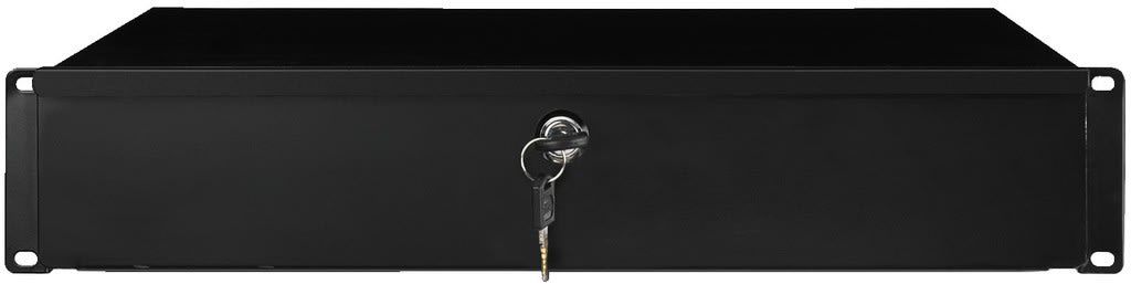 Monacor - Coffret tiroir standar19", 2 U