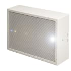 Monacor - Enceinte murale, 100 V, 6 W, anti-vandalisme, stroboscope, EN54
