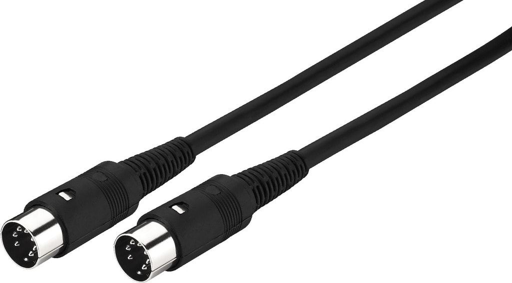 Monacor - Cordon prolongateur, DIN mâle 7 pôles sur DIN mâle 7 pôles, 1 m - JTS