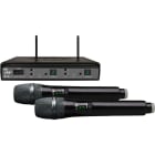 Sodel - Micro sans fil UHF, PLL, set, récepteur + 2 micros main, 518-542 MHz - JTS