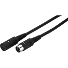 Sodel - Cordon prolongateur, DIN mâle 7 pôles sur DIN femelle 7 pôles, 1 m - JTS