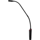 Monacor - Microphone back electret col de cygne avec bouton ON/OFF