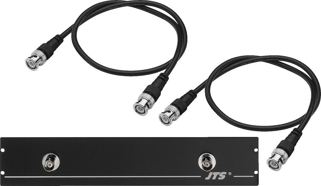 Monacor - Cordon antenne coaxial, 2 x 0,6 m - JTS