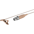 Monacor - Micro cravate électret, omnidirectionnel, beige - JTS