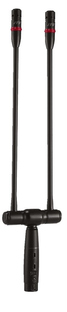 Sodel - Micro électret double, col de cygne, avec LED - JTS