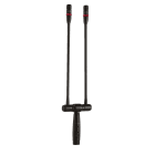 Sodel - Micro électret double, col de cygne, avec LED - JTS