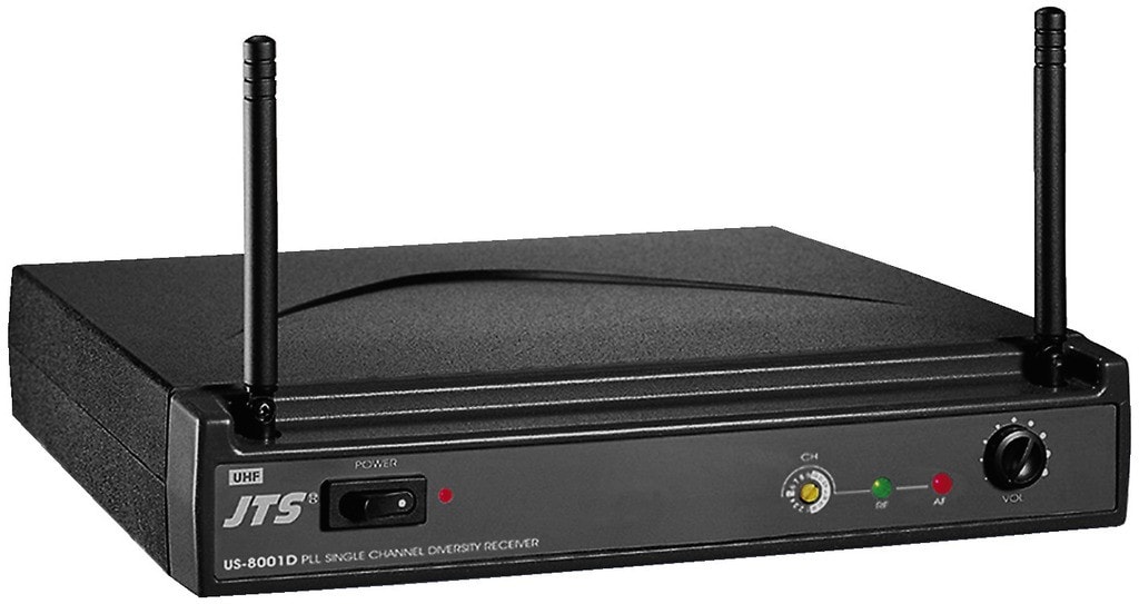 Sodel - Récepteur sans fil UHF, PLL, 16 canaux, Diversity, 863-865 MHz - JTS