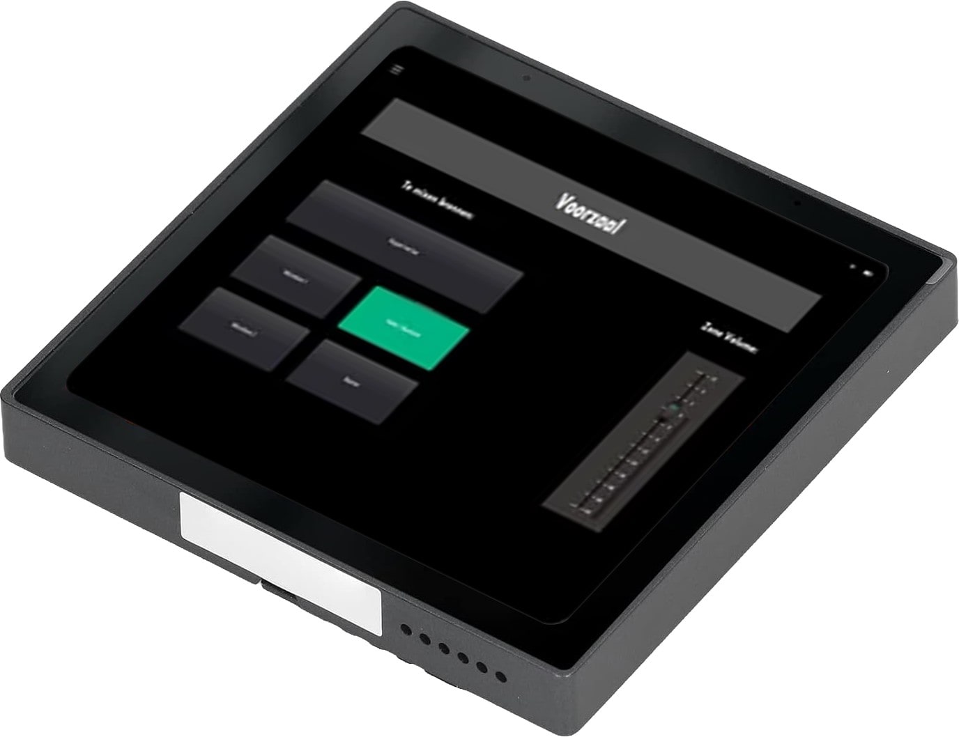 Sodel - Panneau 4" tactile mural pour matrices DA-MDM-A ou DA-MDM-D, alimentation PoE