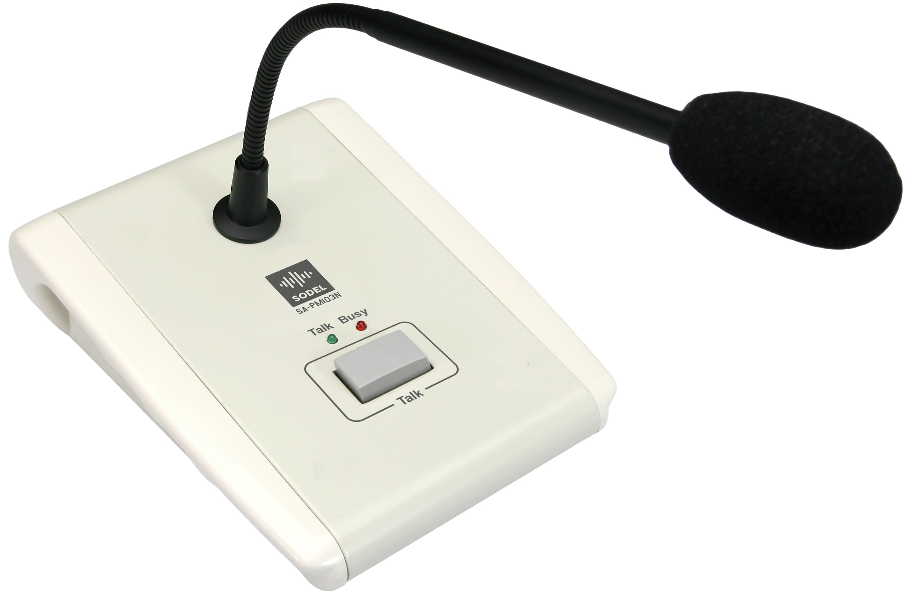 Sodel - Micro de tâble dynamique avec bouton Push-To-Talk PTT