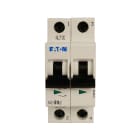 Eaton Industries France SAS - Disjoncteur modulaire FAZ, 2A, 2P, 15kA (IEC/EN 60947-2), courbe D