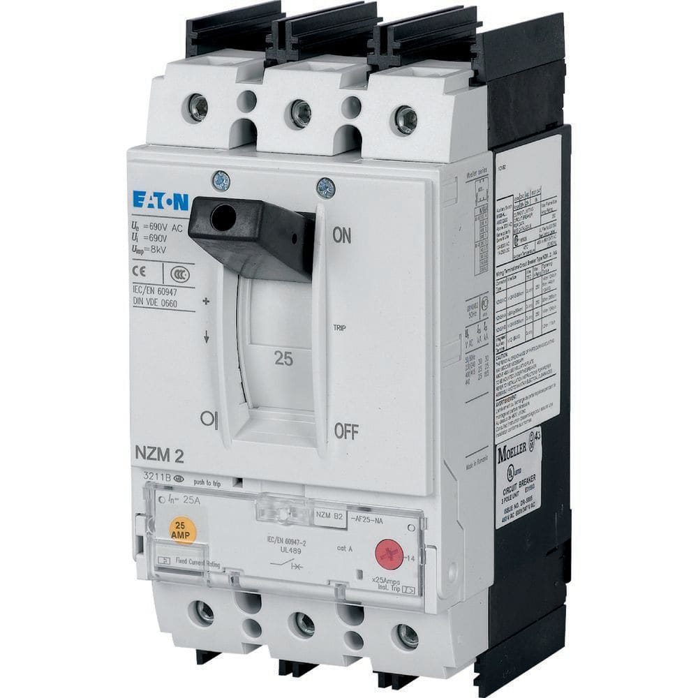 Eaton Industries France SAS - Disjoncteur NZM2, 50kA, 3P, 250A, borne à cage, UL/IEC
