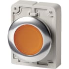 Eaton Industries France SAS - Bouton poussoir lumineux, 30mm, flush, à accroch orange, sans inscription