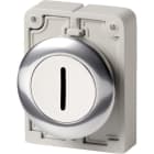 Eaton Industries France SAS - Bouton poussoir, 30mm, flush, a rappel,blanc, avec inscription