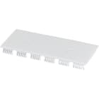 Eaton Industries France SAS - Obturateur 6 unités de division, blanc, à rainures fines