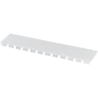 Eaton Industries France SAS - Obturateur 12 unités de division, blanc, à rainures fines