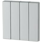 Eaton Industries France SAS - Bouton à bascule, quadruple, anthracite brillant