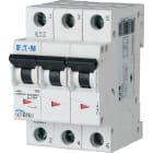 Eaton Industries France SAS - Disjoncteur modulaire FAZT, 4A, 3P, 25kA (IEC/EN 60947-2), courbe D