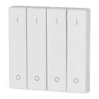 Eaton Industries France SAS - Bouton à bascule, quadruple, I/0, blanc