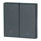 Eaton Industries France SAS - Bouton à bascule, double, I/0, anthracite