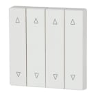 Eaton Industries France SAS - Bouton à bascule, quadruple, blanc, flèches