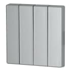 Eaton Industries France SAS - Bouton à bascule, quadruple, couleur argent