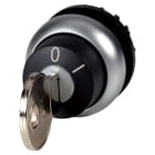 Eaton Industries France SAS - Bouton à clé, à accrochage, 2 positions, I, Collerette titane