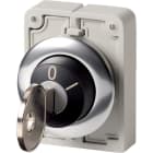 Eaton Industries France SAS - Commut-clé, 30mm, Non compatibl serrures combin- multi, 2 pos, à accroch MS4