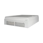 Eaton Industries France SAS - Porte métallique, compatible RMQ, pour 24 modules par rangée, 3 rangées, blanche
