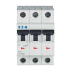 Eaton Industries France SAS - Disjoncteur modulaire FAZ, 0,5A, 3P, 15kA (IEC/EN 60947-2), courbe C