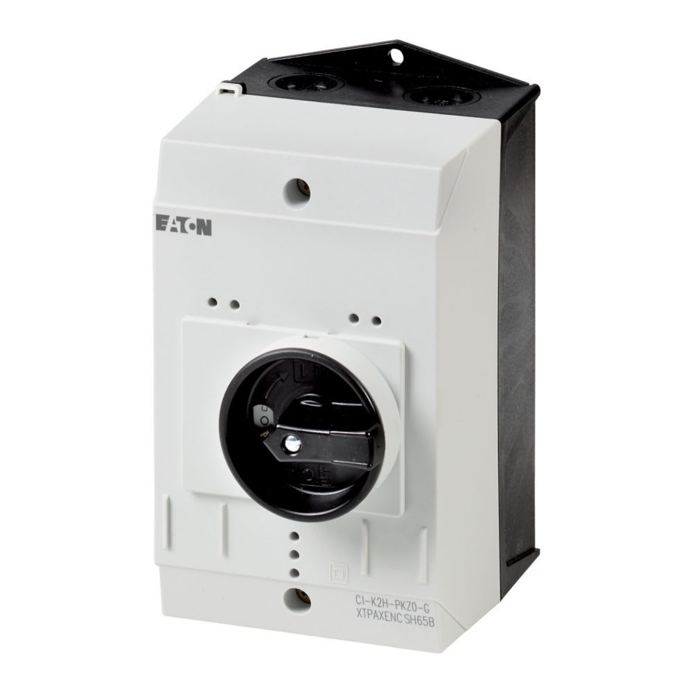 Eaton Industries France SAS - Coffret isolant, HxLxP=181x100x100mm, pour PKZ0, +poignée rotative, noir/gris