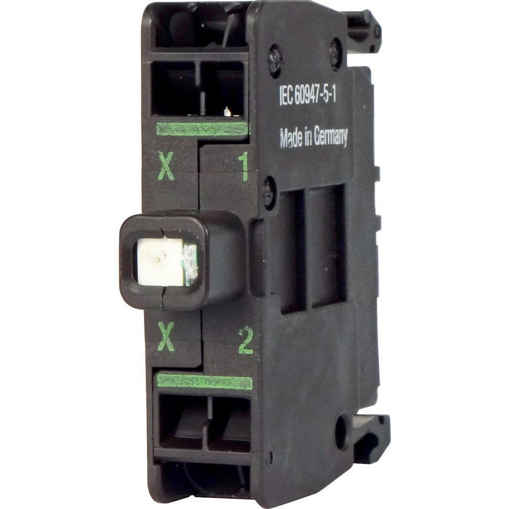 Eaton Industries France SAS - Elément LED, vert, fixation par l'arrière, cage clamp