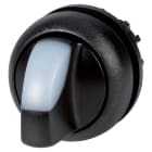 Eaton Industries France SAS - Commutateur rotatif lumineux, 2 positions, blanc, à rappel
