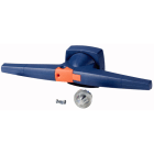 Eaton Industries France SAS - Manette, 14mm, montage sur porte, bleue, cadenas