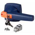 Eaton Industries France SAS - Manette, 10mm, montage sur porte, bleue, serrure-cylindre