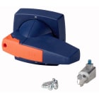 Eaton Industries France SAS - Poignée rotative pour mécanisme inverseur, 6mm, bleue, cadenas
