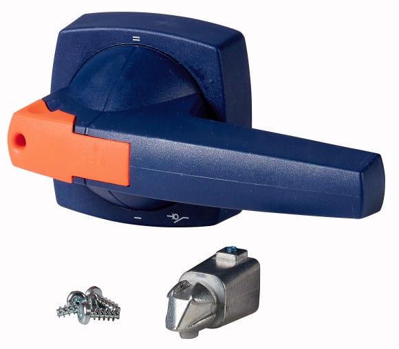 Eaton Industries France SAS - Manette pour mécanisme inverseur, 10mm, bleue, cadenas