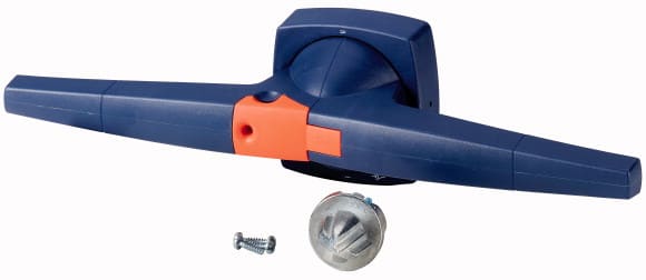 Eaton Industries France SAS - Manette pour mécanisme inverseur, 14mm, bleue, cadenas