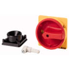 Eaton Industries France SAS - Poignée, rouge/jaune, verrouillable, pour axe métallique, pour cadenas, pour P3