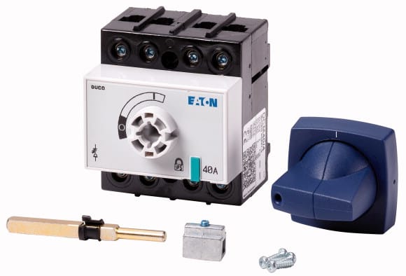 Eaton Industries France SAS - Inter. sec., tétrapolaire, 40 A, completplages de raccordement verticales