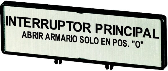 Eaton Industries France SAS - Support, +étiquette, Inter. général, en ES, pour T0, T3, P1