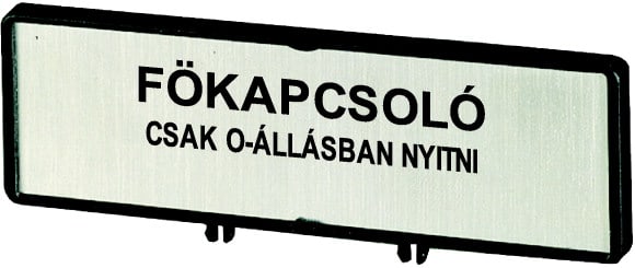 Eaton Industries France SAS - Support avec étiquette, ouverture en position 0,pour T5B,T5,P3