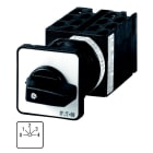Eaton Industries France SAS - Commut. à gradin, cont.: 12, 20A, 4 crans 45°, à acc.,encastré, fix. centrale